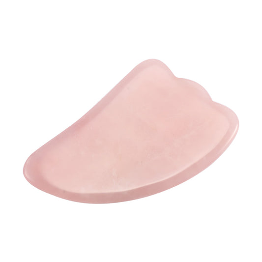 Pro Natural Rose Quartz Gua Sha Board Massage pad